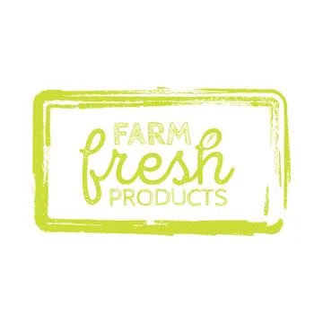 Stamp with text fresh product inside, vector illustration 库存插图