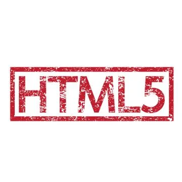 Stamp text HTML5 Stock-Illustration