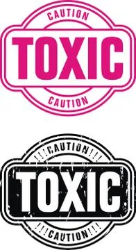 Stamp Toxic Stock Illustration