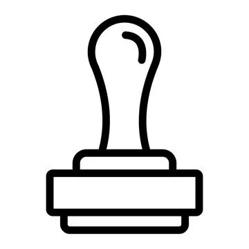 Stamp Vector Icon Design Illustration Illustrazione stock