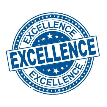 Stamp with word excellent inside, vector illustration Stock Illustration