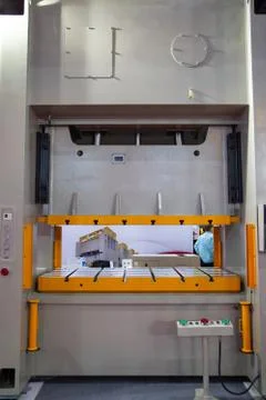 Stamping press machine Stock Photos