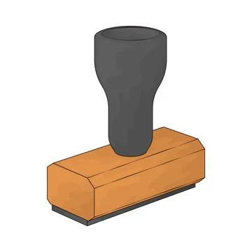 Stamping tool illustration Stock Illustration