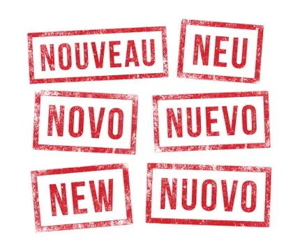 Stamps new Stock Illustration