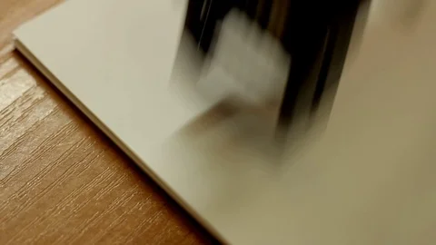 Stamps on paper Stock Footage 69775917