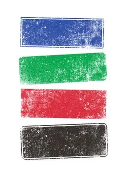 Stamps shapes Stock Illustration