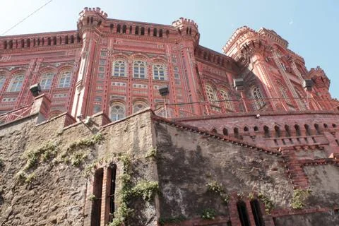 Stanbul / Turkey, in March 2019; Private Fener Rum High School And Middle School Stock Photos