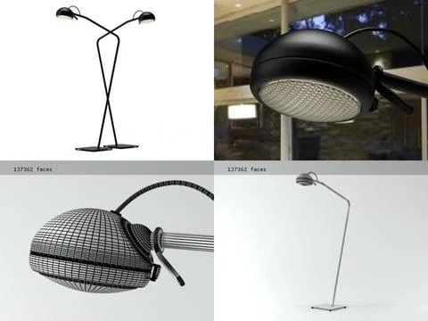 Stand Alone Floor lamp 3D Model