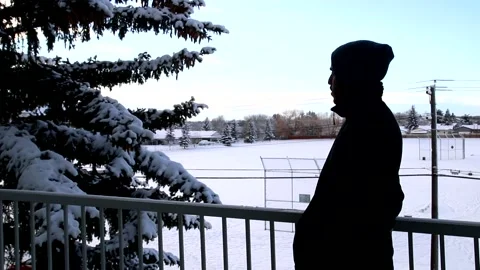 Stand and freezing Stock Footage 155899204