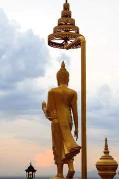 Stand buddha statue Stock Photos