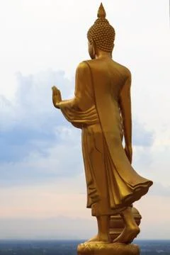 Stand buddha statue Stock Photos