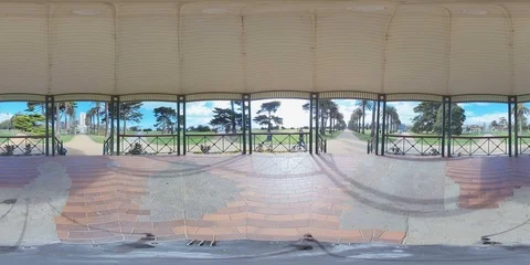 Stand in the centre of a Kiosk Stock Footage 116468675