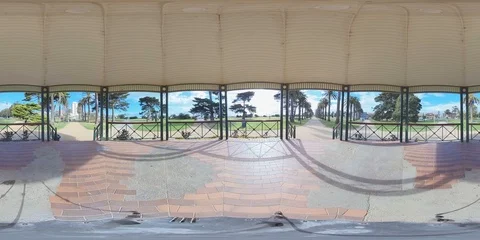 Stand in the centre of a Kiosk Stock Footage 116468790