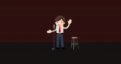 Stand Up Comedian 库存影片 130581140