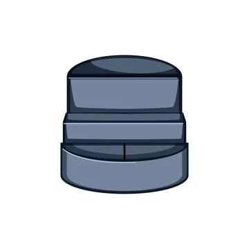 Stand desk organizer cartoon vector illustration Stock Illustration