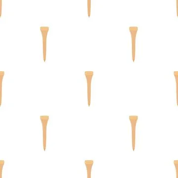 Stand golf ball pattern seamless vector Illustrazione stock