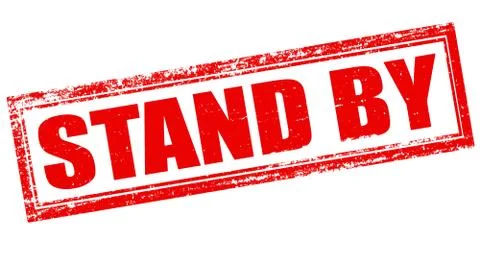 Stand by Stock Illustration