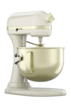Stand kitchen mixer. 3D rendering Stand kitchen mixer. 3D rendering isolat... Stock Photos