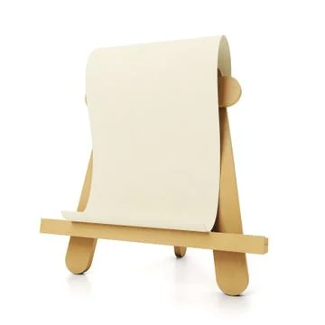 Stand the notes for the conductor on a white background, graphics Stock Illustration