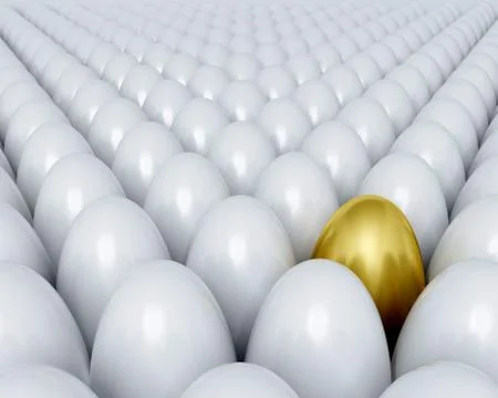 Stand out from the crowd Stock Illustration