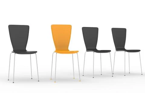 Stand out from the Crowd. Stock Illustration