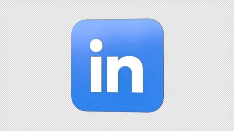 Stand Out in the Digital World with Linkedin 3D Logo Animation for Advertising Vídeos de archivo 244046930