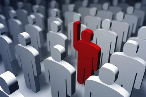 Stand out Stock Illustration