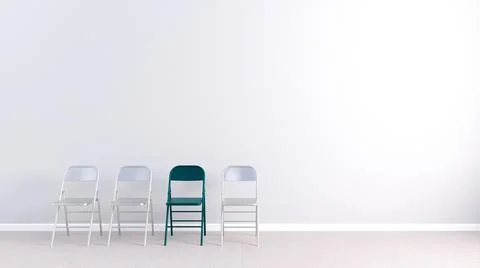 Stand Out in a Job Interview Stock Illustration