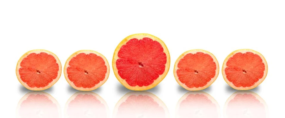 Stand out loud concept using grapefruits Stock Photos