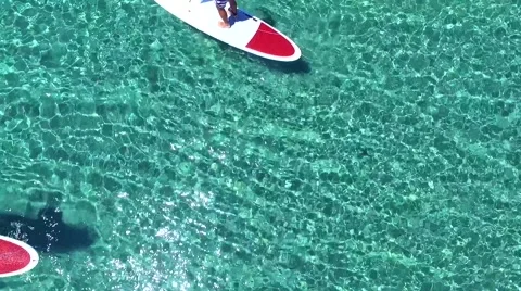 Stand up paddle board SUP 스톡 동영상 67884508