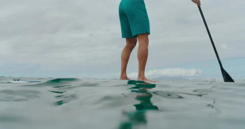 Stand Up Paddle Boarding Stock Footage 227643622