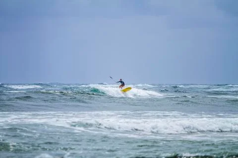 Stand up paddle Stock Photos