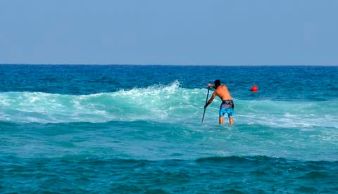 Stand Up Paddling Foto stock