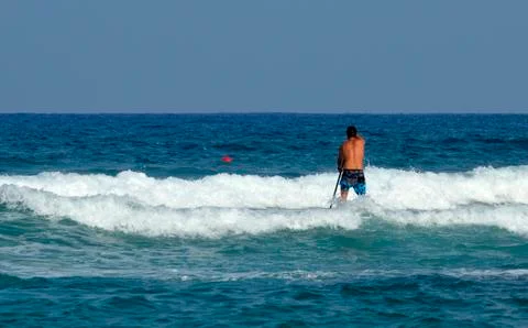 Stand Up Paddling Stock Photos