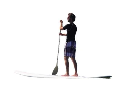 Stand Up Paddling Stock Photos