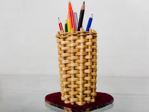 Stand for pens Stock Photos