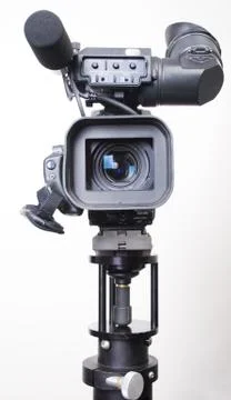 Stand video camera Stock Photos