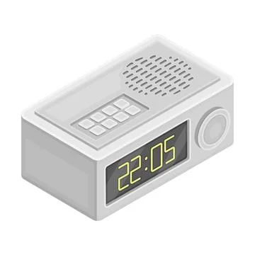 Stand Watch as Wireless Network Communication Technology Isometric Vector Illustrazione stock