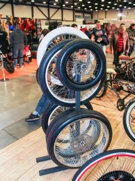 Stand with wheels. Foto stock