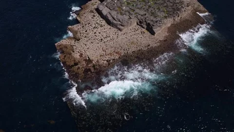 Standalone Ireland cliff Stock Footage 307795726