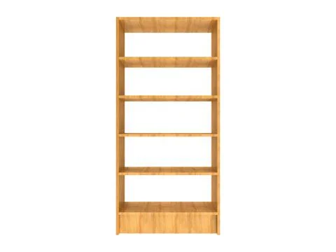 Standard Bookcase Stock Illustration
