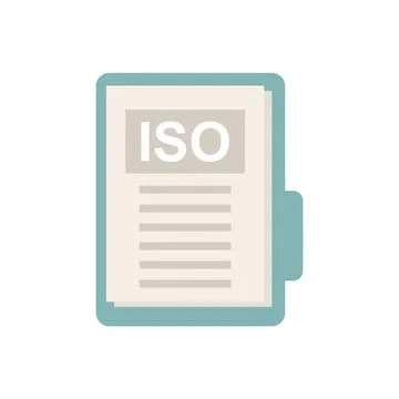 Standard compliance icon flat vector. Policy quality Stock Illustration