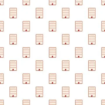 Standard document flat pattern background repeating design Illustrazione stock