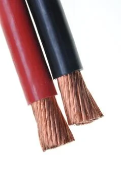 Standard electrical cables Foto stock