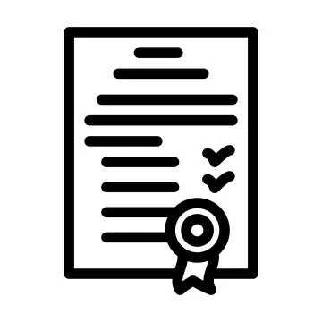 Standard esg line icon vector illustration Stock Illustration