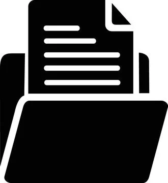 Standard file document data storage icon Stock Illustration