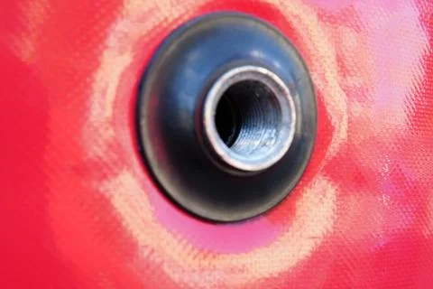 Standard hex nuts for threaded connection detailed stock image Stock Photos