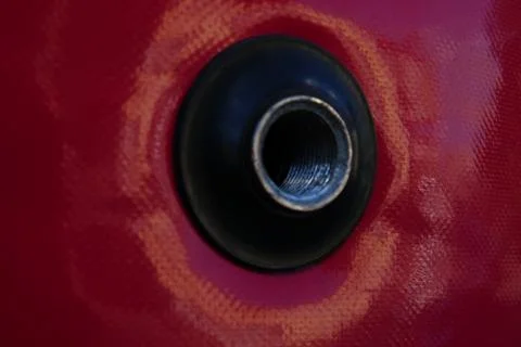 Standard hex nuts for threaded connection detailed stock image Stock Photos