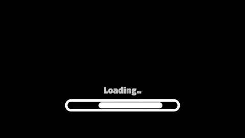 Standard loading bar Stock Footage 335609213