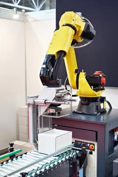 Standard multipurpose arm manipulator robot Stock Photos
